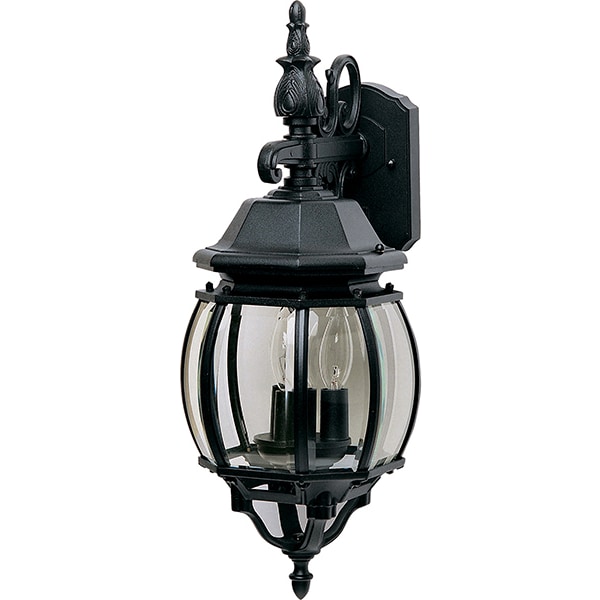 Maxim Lighting Crown Hill 3-Light 8" Wide Black Outdoor Wall Sconce 1034BK - main